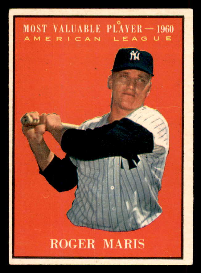 1961 Topps Baseball #478 Roger Maris MVP Yankees EX-MT 565778