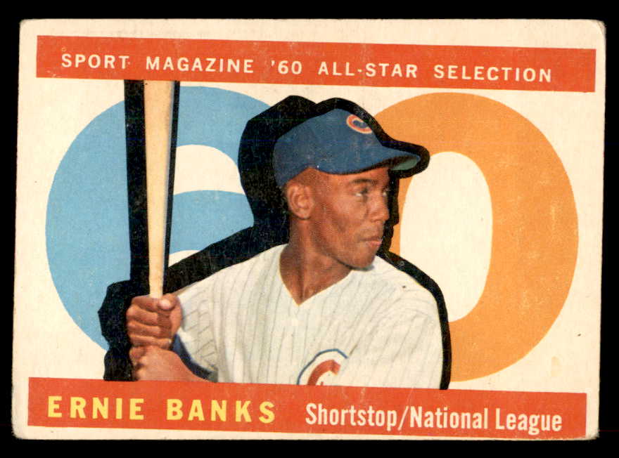 1960 Topps Baseball #560 Ernie Banks A.S. Cubs VG-EX 565785