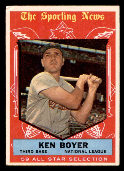 1959 Topps Baseball #557 Ken Boyer A.S. Cardinals VG-EX 565790