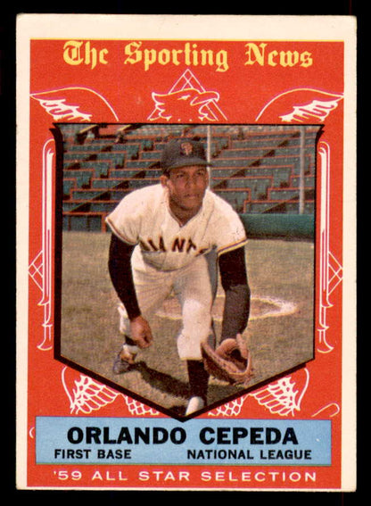 1959 Topps Baseball #553 Orlando Cepeda A.S. Giants VG-EX 565791