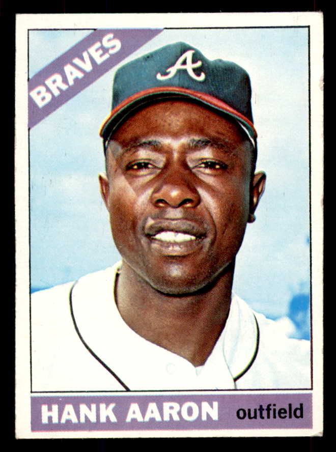 1966 Topps Baseball #500 Hank Aaron Braves VG-EX 565793