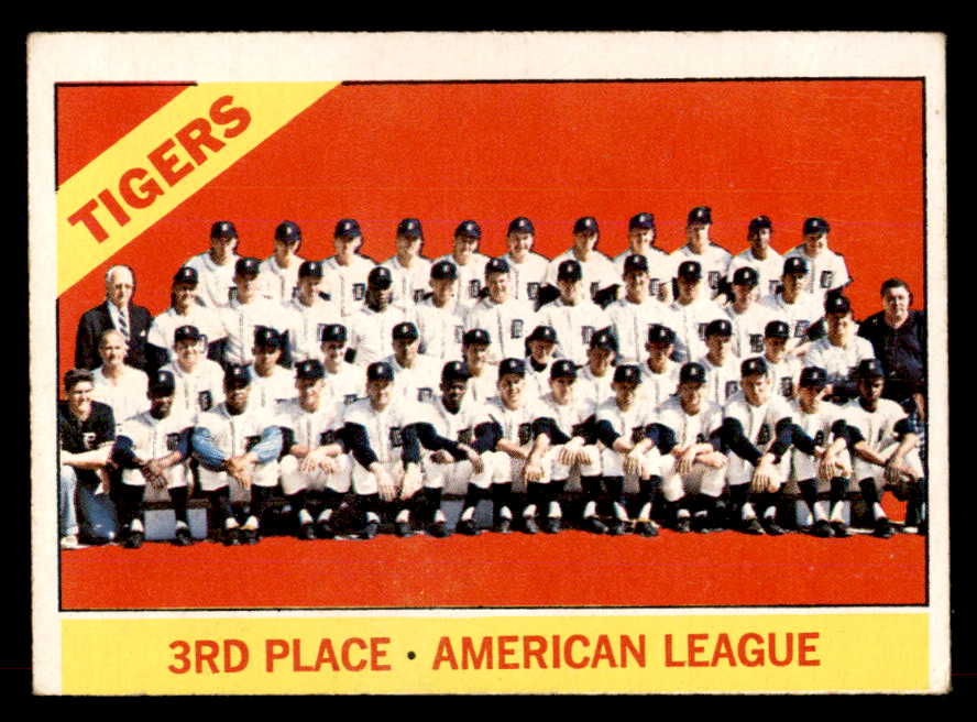 1966 Topps Baseball #583 Detroit Tigers Team VG-EX 565799
