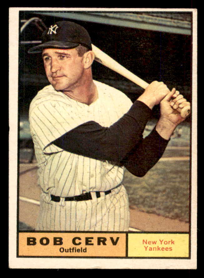 1961 Topps Baseball #563 Bob Cerv Yankees EX-MT 565803