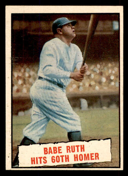 1961 Topps Baseball #401 Babe Ruth Yankees EX-MT 565809