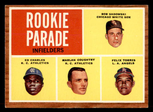1962 Topps Baseball #595 Ed Charles A's EX-MT 565815