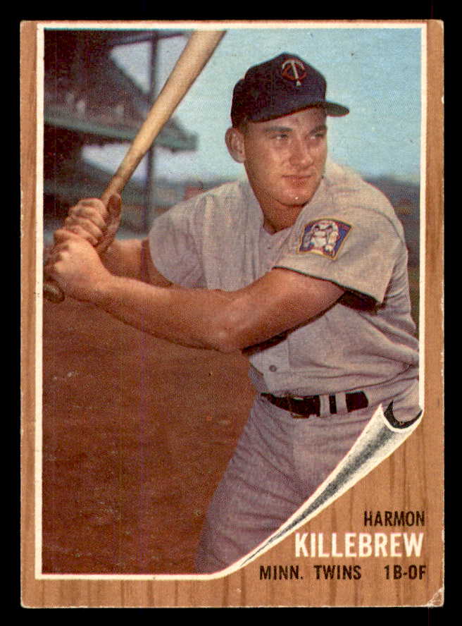 1962 Topps Baseball # 70 Harmon Killebrew Twins VG-EX 565816