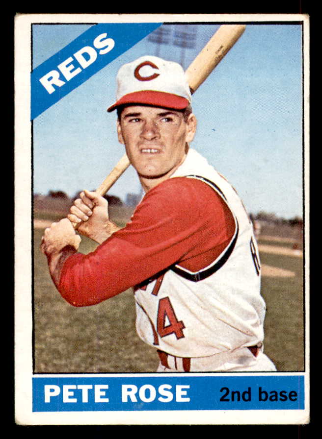 1966 Topps Baseball # 30 Pete Rose Reds VG-EX 565823
