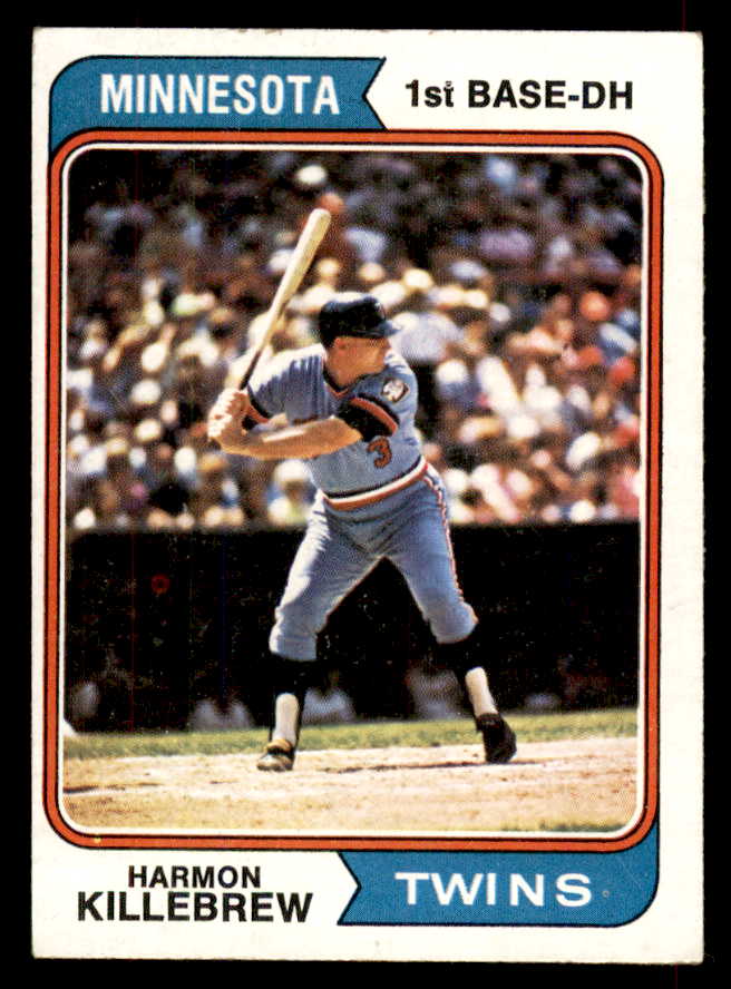 1974 Topps Baseball #400 Harmon Killebrew Twins VG-EX 565831