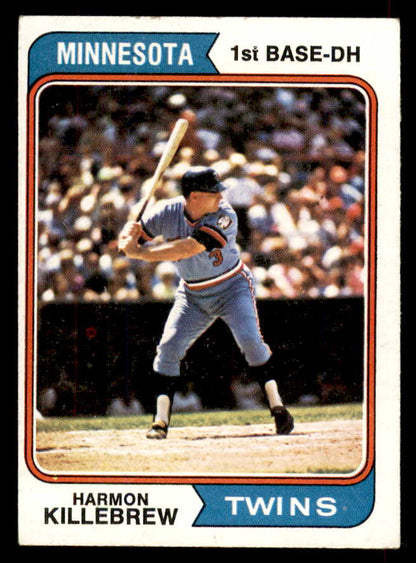 1974 Topps Baseball #400 Harmon Killebrew Twins VG-EX 565831