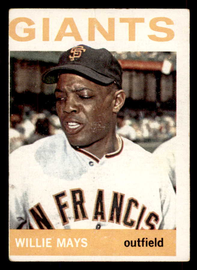 1964 Topps Baseball #150 Willie Mays Giants VG 565836
