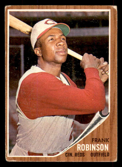 1962 Topps Baseball #350 Frank Robinson Reds VG 565839