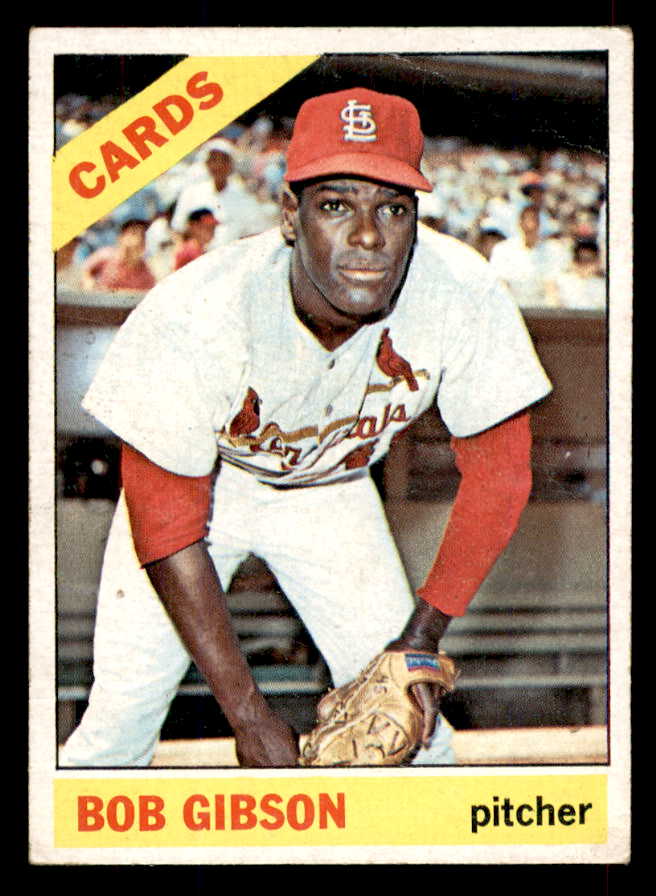 1966 Topps Baseball #320 Bob Gibson Cardinals VG-EX 565841