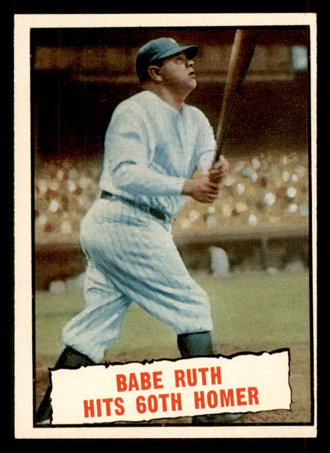 1961 Topps Baseball #401 Babe Ruth Yankees EX 565849