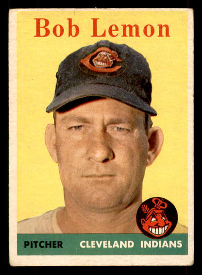 1958 Topps Baseball #  2 Bob Lemon Indians VG 565855