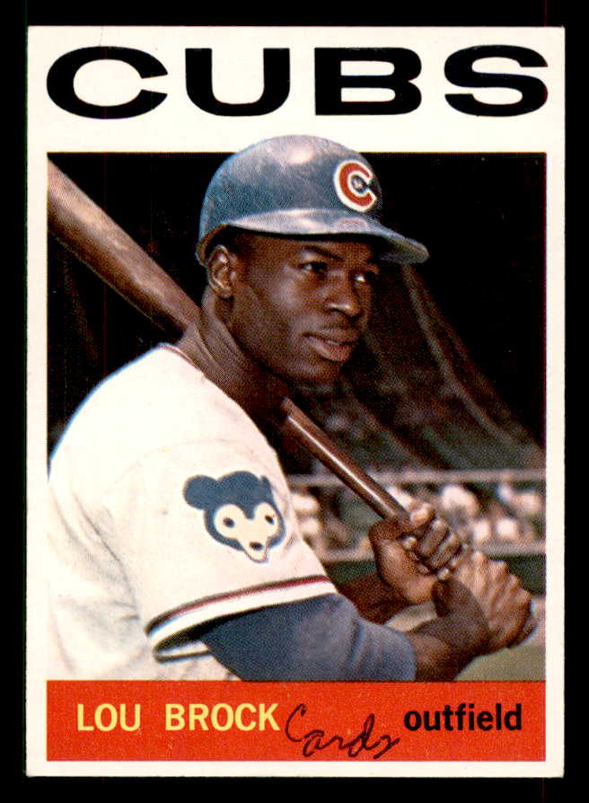 1964 Topps Baseball # 29 Lou Brock Cubs PR-FR 565871