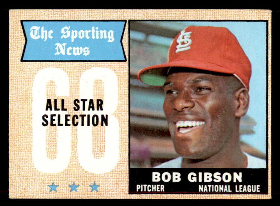 1968 Topps Baseball #378 Bob Gibson A.S. Cardinals EX-MT 565875