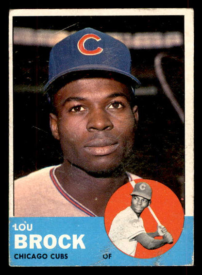 1963 Topps Baseball #472 Lou Brock Cubs GD-VG 565884