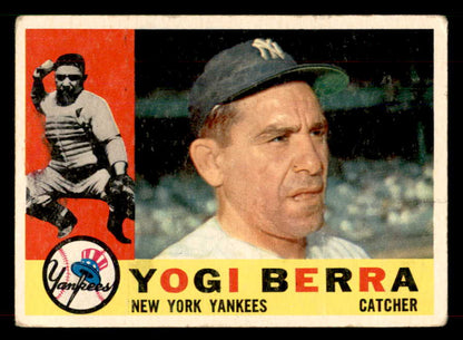 1960 Topps Baseball #480 Yogi Berra Yankees VG 565893