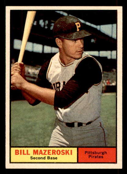 1961 Topps Baseball #430 Bill Mazeroski Pirates NR-MT 565895