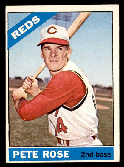 1966 Topps Baseball # 30 Pete Rose Reds EX-MT 565901