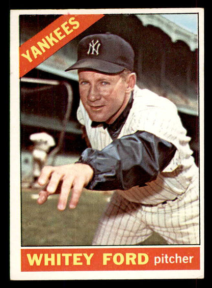 1966 Topps Baseball #160 Whitey Ford Yankees EX-MT 565903