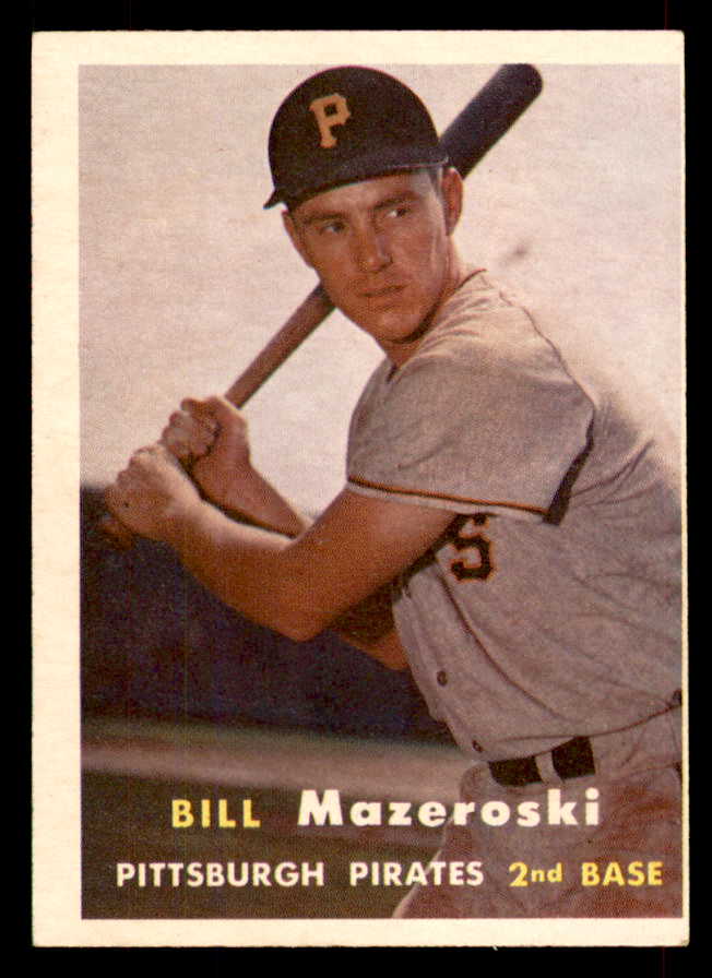1957 Topps Baseball # 24 Bill Mazeroski Pirates VG-EX 565908