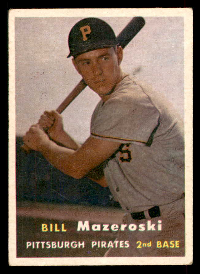 1957 Topps Baseball # 24 Bill Mazeroski Pirates VG-EX 565909