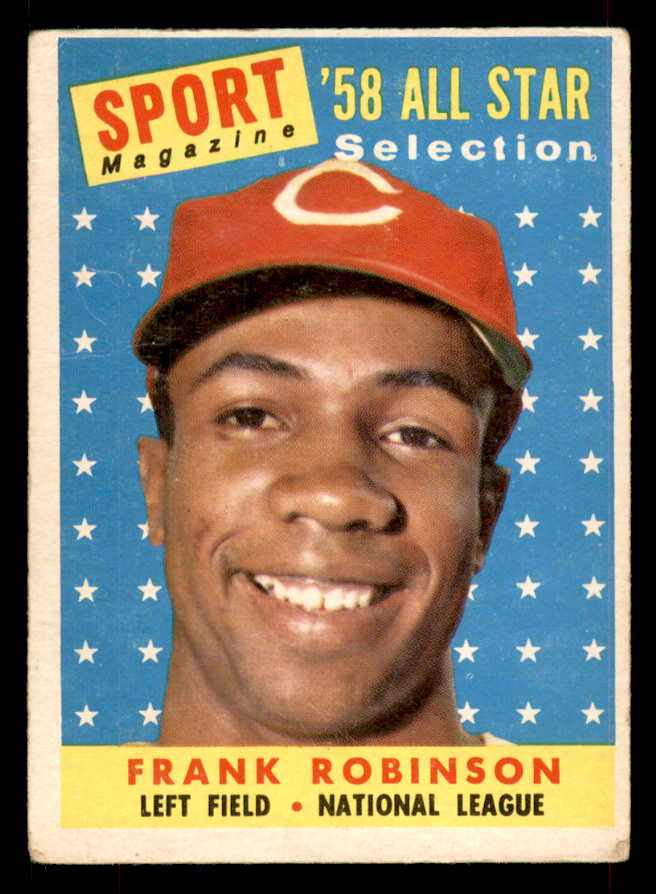 1958 Topps Baseball #484 Frank Robinson A.S. Reds VG 565911