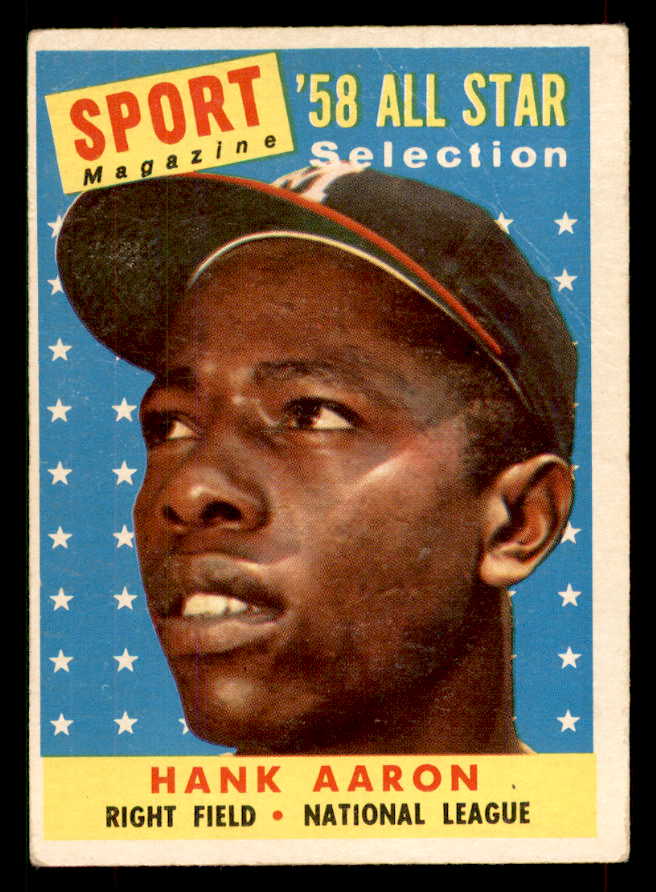 1958 Topps Baseball #488 Hank Aaron A.S. Braves GD-VG 565913