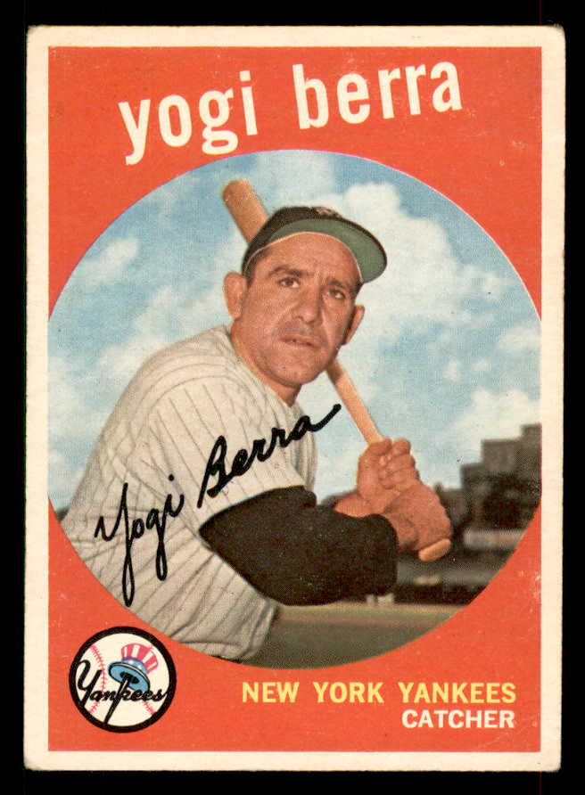1959 Topps Baseball #180 Yogi Berra Yankees VG 565915