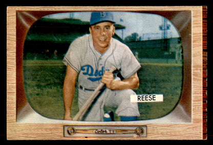 1955 Bowman Baseball # 37 Pee Wee Reese Dodgers EX-MT 565916