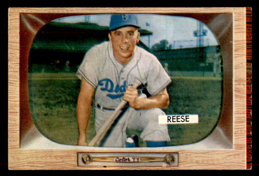 1955 Bowman Baseball # 37 Pee Wee Reese Dodgers EX-MT 565916