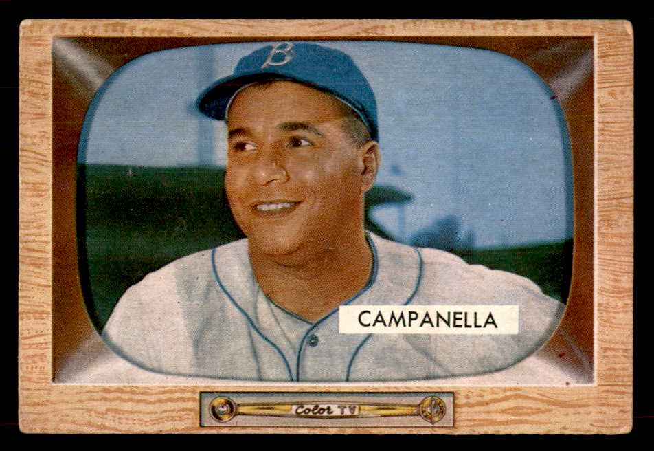 1955 Bowman Baseball # 22 Roy Campanella Dodgers VG-EX 565923