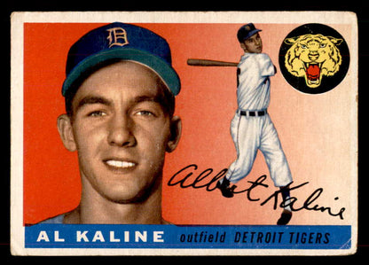 1955 Topps Baseball #  4 Al Kaline Tigers VG 565936