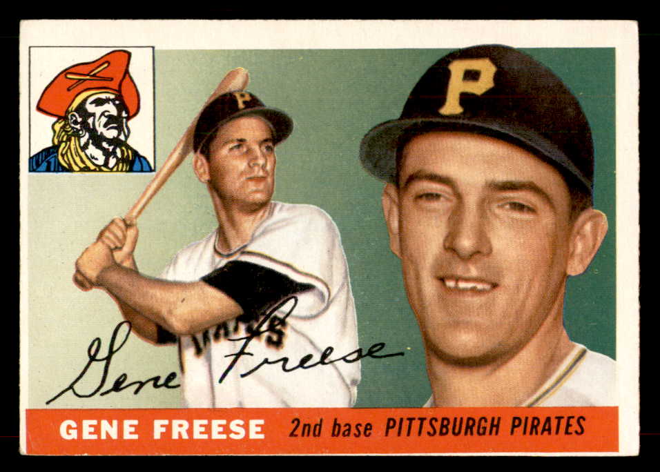 1955 Topps Baseball #205 Gene Freese Pirates VG-EX 565939