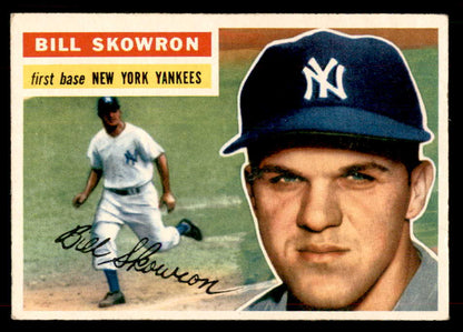 1956 Topps Baseball # 61 Bill Skowron Yankees EX-MT Gray 565940