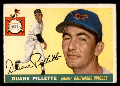 1955 Topps Baseball #168 Duane Pillette Orioles VG-EX 565942