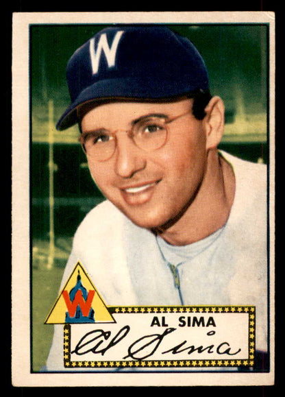 1952 Topps Baseball # 93 Al Sima Senators VG-EX 565945