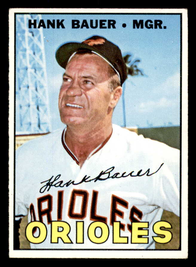 1967 Topps Baseball #534 Hank Bauer Orioles EX-MT 565951