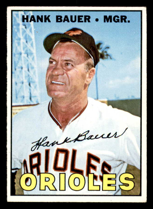 1967 Topps Baseball #534 Hank Bauer Orioles EX-MT 565951
