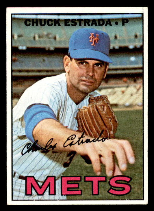 1967 Topps Baseball #537 Chuck Estrada Mets NR-MT 565958