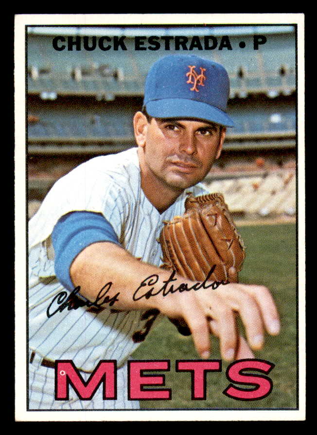 1967 Topps Baseball #537 Chuck Estrada Mets NR-MT 565959