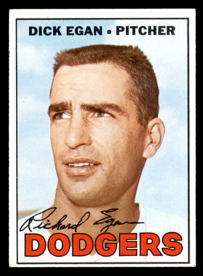 1967 Topps Baseball #539 Dick Egan Dodgers NR-MT 565965