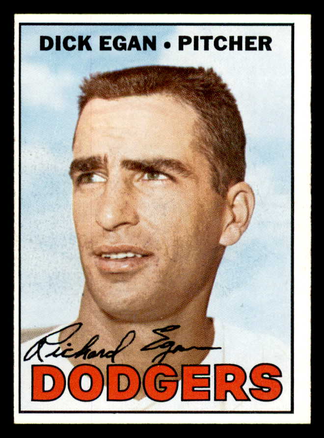 1967 Topps Baseball #539 Dick Egan Dodgers NR-MT 565966