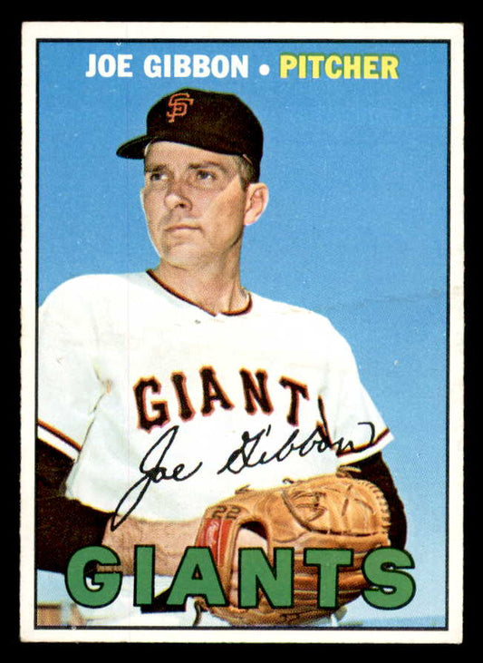 1967 Topps Baseball #541 Joe Gibbon Giants EX 565970