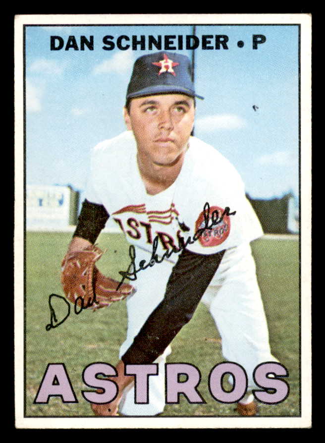 1967 Topps Baseball #543 Dan Schneider Astros EX-MT 565977