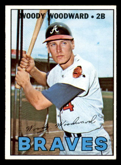 1967 Topps Baseball #546 Woody Woodward Braves EX-MT 565986