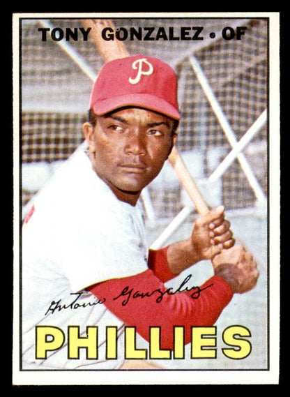 1967 Topps Baseball #548 Tony Gonzalez Phillies NR-MT 565991