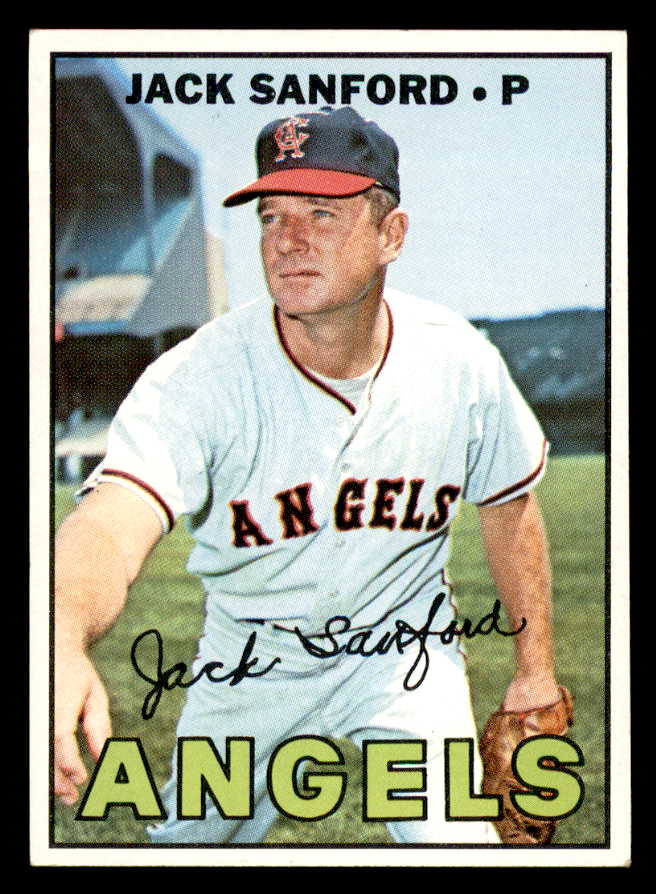 1967 Topps Baseball #549 Jack Sanford Angels EX-MT 565995