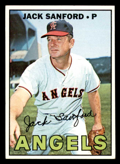 1967 Topps Baseball #549 Jack Sanford Angels EX-MT 565995
